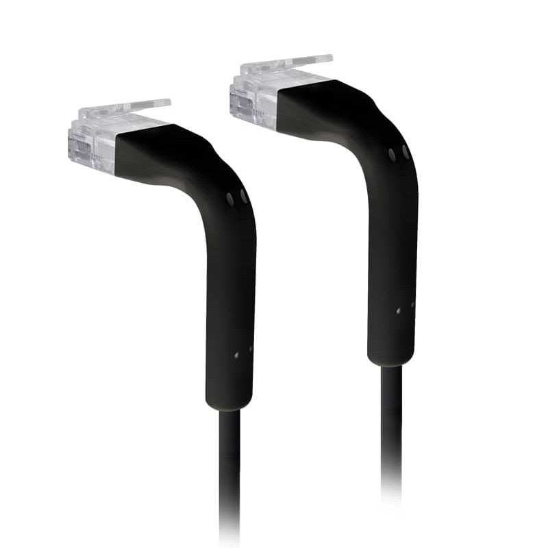 Ubiquiti UniFi Ethernet Patch Cable 0,22m, Cat6, crni
