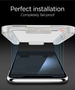 Spigen Glas.tR EZ Fit, zaštitno staklo za telefon - iPhone XR
