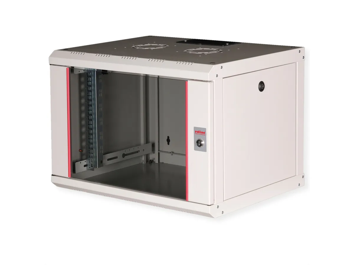 Roline 19" 7U 600×450×418 Pro zidni ormar, sivi