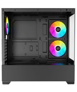 Bit Force SPARK ARGB-TG3 Midi Tower ARGB Gaming PC ATX kućište bez napajanja, crno
