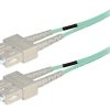 Transmedia Fibre optic MM OM4 Duplex Patch cable SC-SC 20m