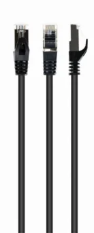 Gembird S FTP Cat.6A LSZH patch cord, black, 0,5 m