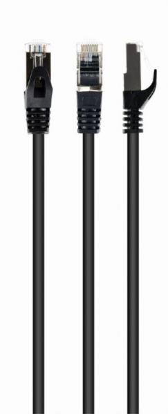 Gembird S FTP Cat.6A LSZH patch cord, black, 0,5 m