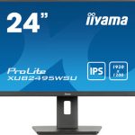 IIYAMA 24" XUB2495WSU-B7 (1920x1200) IPS 16:10, Pivot, 75Hz, 300cd/m2, 1000:1, 4ms, HDMI, DP, Speakers, USB-A 3x, USB-Cx1