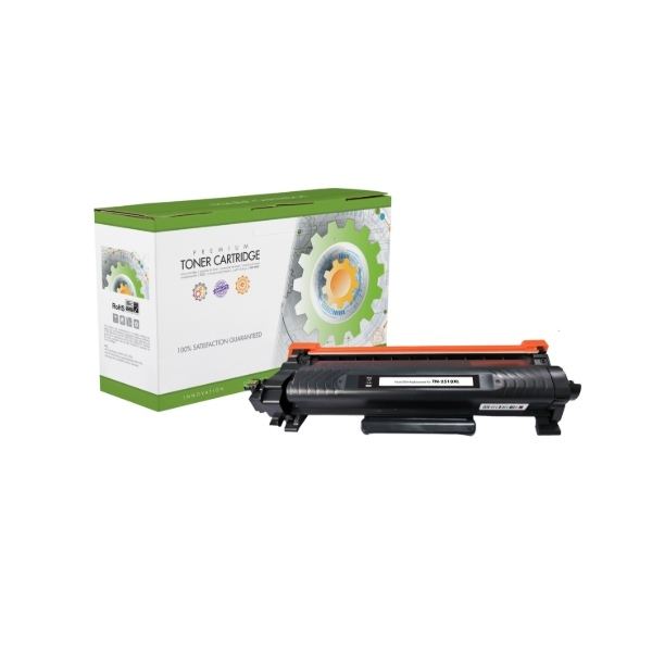 Toner Static Control Brother Brother TN-2590XL, Black