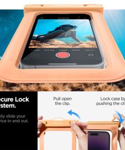 Spigen A601 Vodootporna torbica za telefon, apricot (ACS06007)