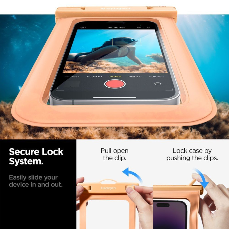 Spigen A601 Vodootporna torbica za telefon, apricot (ACS06007)