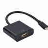 Gembird USB Type-C to HDMI adapter cable, 4K@60Hz, 15 cm, black