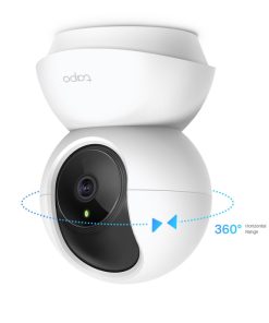 TP-Link Tapo C210 kamera 2K 3MP, H.264, 360°/114° Pan/Tilt, Advanced Night Vision, microSD, dvosmjerni audio, detekcija pokreta, Wi-Fi, Tapo app