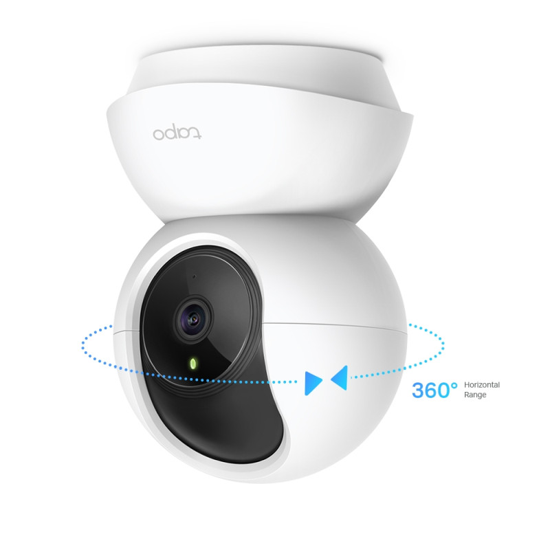 TP-Link Tapo C210 kamera 2K 3MP, H.264, 360°/114° Pan/Tilt, Advanced Night Vision, microSD, dvosmjerni audio, detekcija pokreta, Wi-Fi, Tapo app