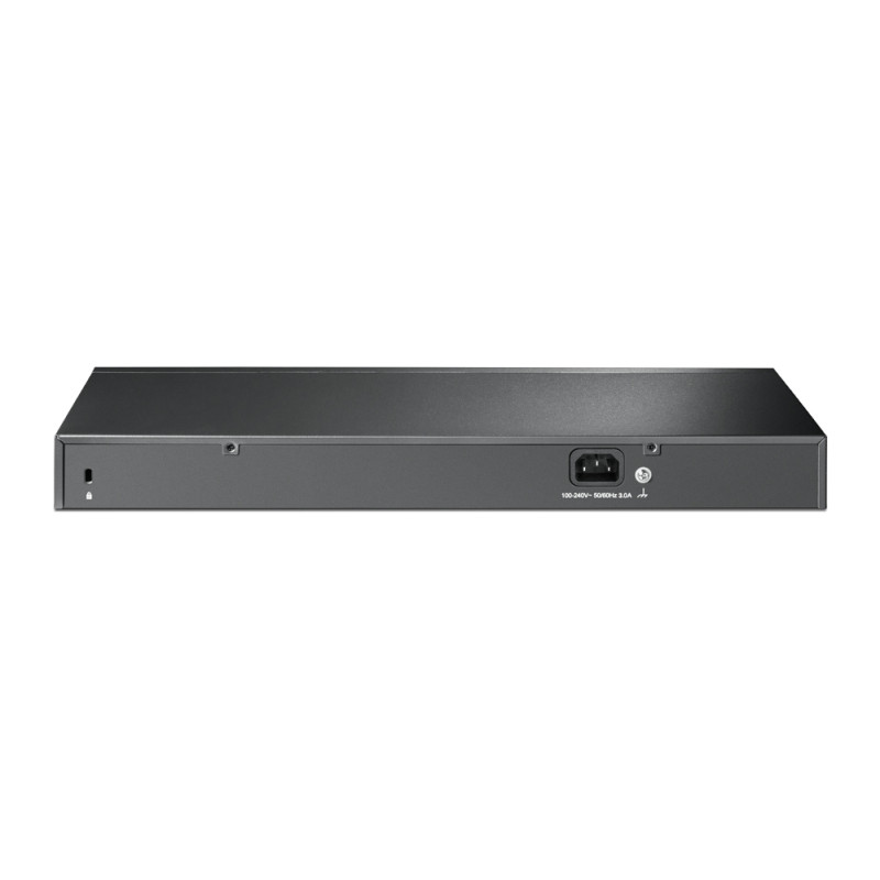 TP-Link 28-port Gigabit Easy Smart preklopnik (Switch), 24x 10/100/1000 Mbps RJ45 PoE+ port,2x SFP fiber uperlink port, Rack-mount, 250 w PoE+ budget