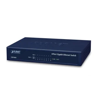 PLANET Gigabit preklopnik (Switch) 8-port 10/100/1000Mbps, metalno kućište
