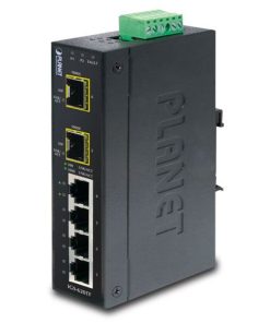 Planet Industrial 4-Port Gigabit 2-Port Gig SFP Ethernet Switch