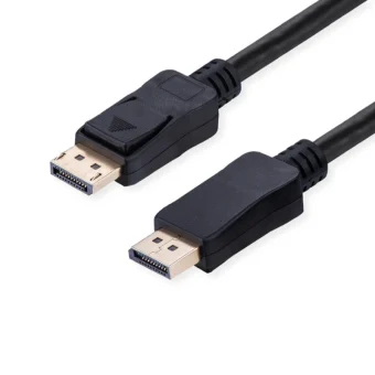 Roline VALUE DisplayPort kabel v2.1, 10K60Hz, UHBR10, DP-DP M/M, 3.0m, crni