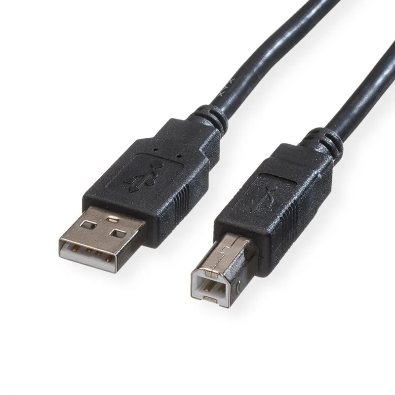 Roline USB2.0 kabel TIP A-B M/M, 4.5m, crni
