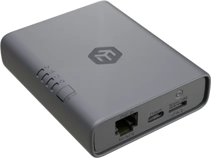 Mikrotik EG25-G&KNe KNOT Embedded LTE4, industrijski LTE Cat4 IoT gateway, NanoSIM/eSIM, globalni (EU+SAD+Azija)