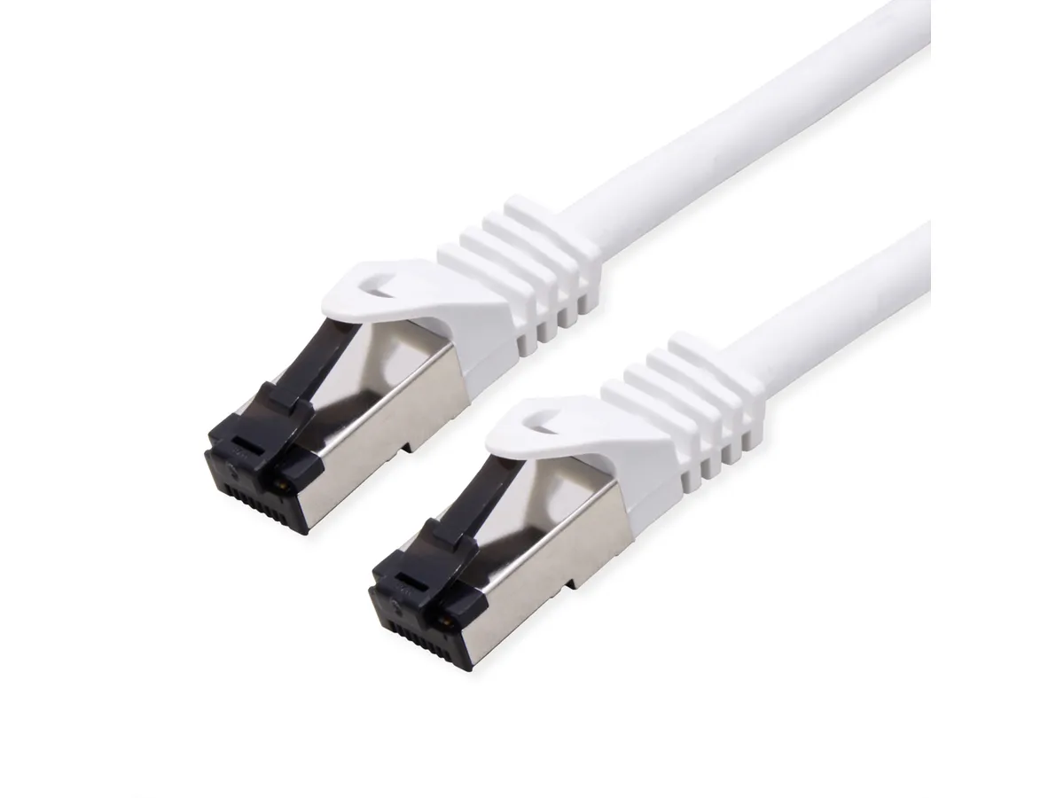 Roline VALUE S/FTP mrežni kabel Cat.8 (Class I), LSOH, stranded, 1.0m, bijeli