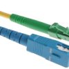 NFO Patch cord, LC APC-SC UPC, Singlemode 9 125, G.657A2, Simplex, 1m