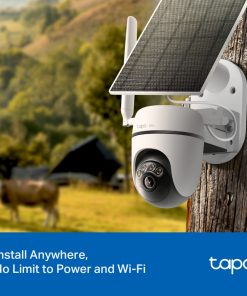 TP-Link Tapo C615G kamera + Tapo A201 Solar panel 2K 3MP, 4G LTE, Color Night Vision, microSD, 2×Spotlights, dvosmjerni audio, detekcija pokreta, vodootporna IP65, Wi-Fi, Tapo app