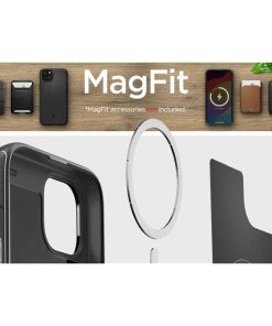 Spigen Mag Armor MagSafe, zaštitna maska za telefon, mat crna - iPhone 15 Plus (ACS06671)