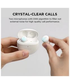 1MORE ComfoBuds Mini TWS In-Ear bežične slušalice s mikrofonom, BT5.2, ANC, bežično punjenje, 25h, bijele