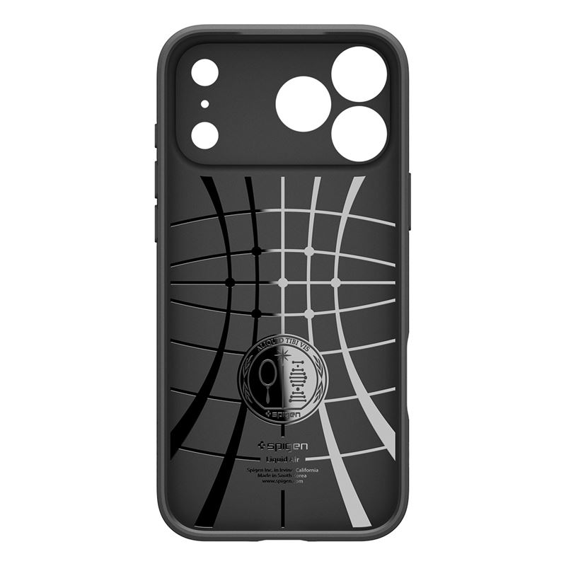 Spigen Liquid Air, matte black - iPhone 17 Pro Max