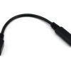 NaviaTec USB 2.0 C muški na USB 2.0 micro B ženski kabel, 2m, crni