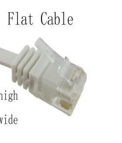 NaviaTec Cat6 patch cable flat, copper 15m