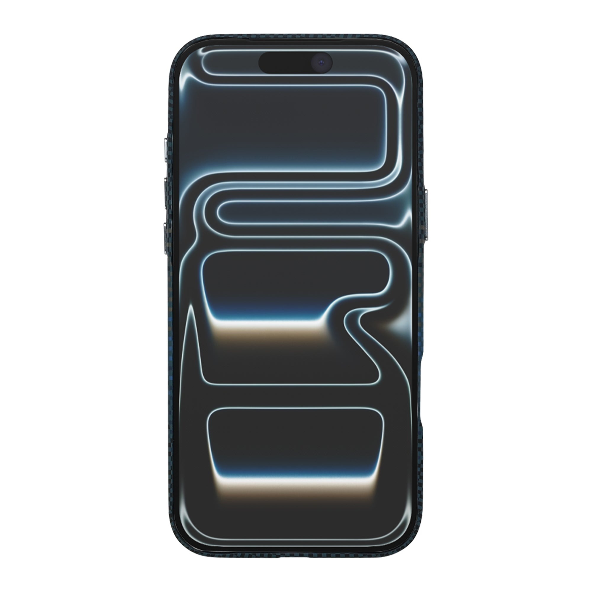 Rixus Alpine Ultra-Slim Case With MagSafe Compatible RXA131 For Apple iPhone 17 Pro, 18 Pro Stripe Blue