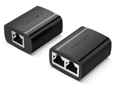 Vention RJ45 Splitter Adapter, Black