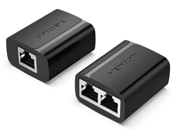 Vention RJ45 Splitter Adapter, Black