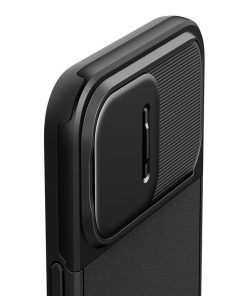 Spigen Optik Armor MagSafe, black - iPhone 15 Pro (ACS07184)