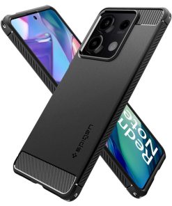 Spigen Rugged Armor, matte black - Xiaomi Redmi Note 13 5G