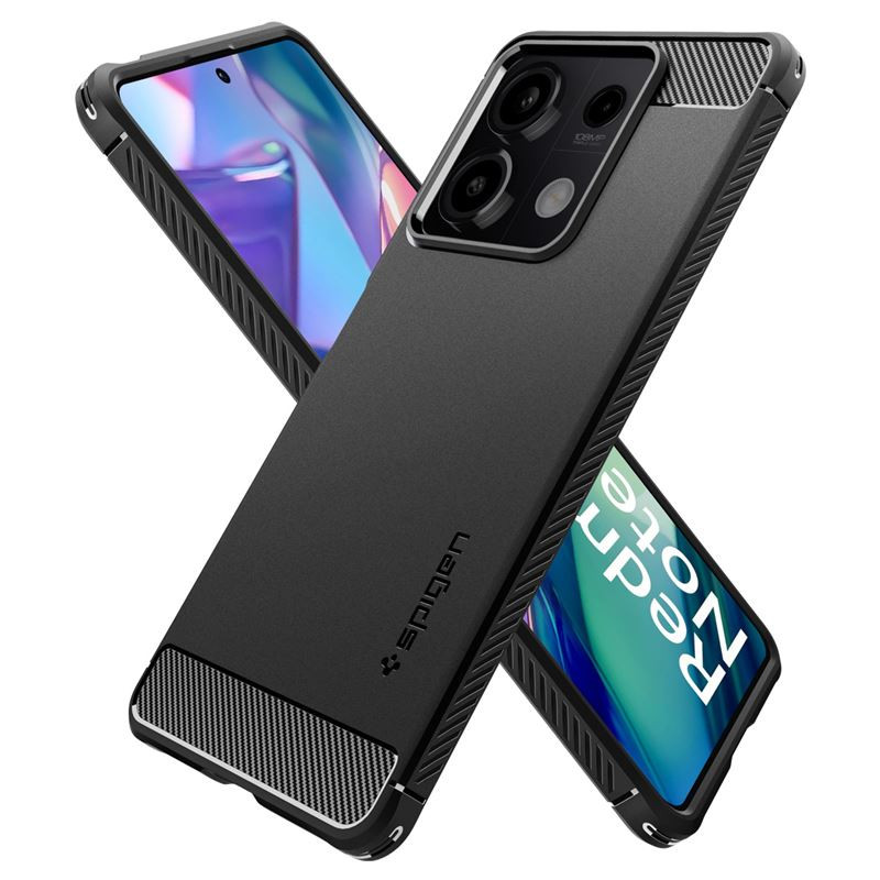 Spigen Rugged Armor, matte black - Xiaomi Redmi Note 13 5G