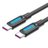Vention USB 2.0 C Male to Male 5A Cable 2m, Black