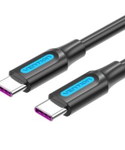 Vention USB 2.0 C Male to Male 5A Cable 2m, Black