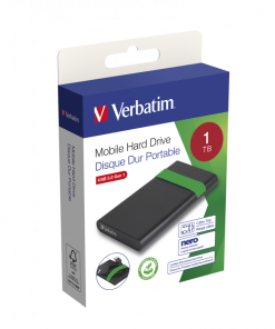 Verbatim 2.5" SmartDisk 1TB vanjski HDD, USB3.2 Gen1, Certified Refurbished, crni