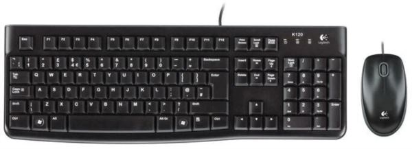 Logitech MK120 tipkovnica miš , USB, HR