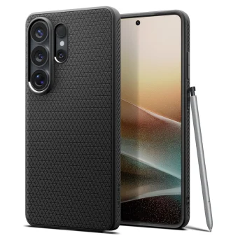 Spigen Liquid Air, matte black - Samsung Galaxy S26 Ultra (ACS10670)