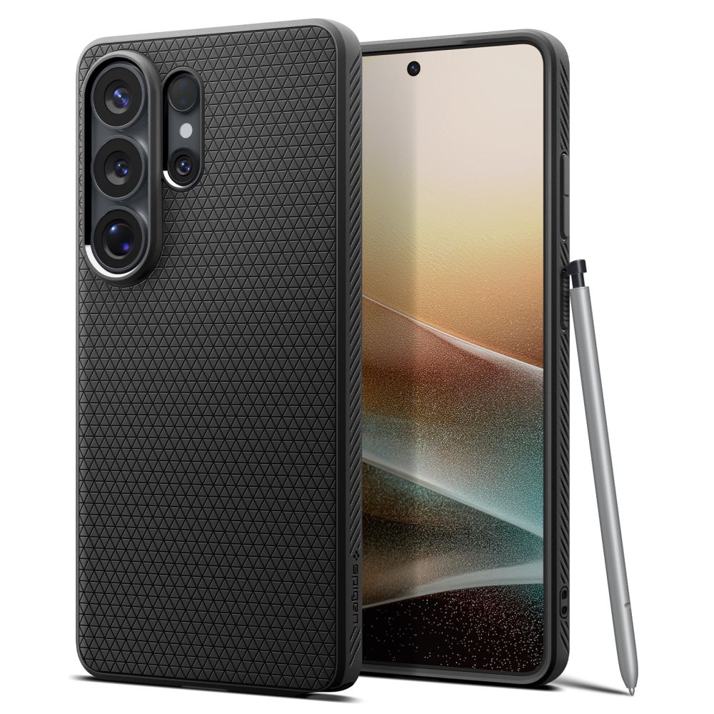 Spigen Liquid Air, matte black - Samsung Galaxy S26 Ultra (ACS10670)