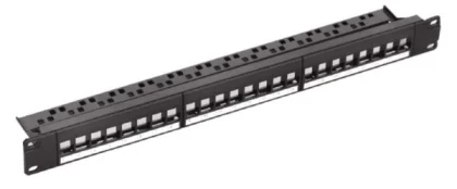 NaviaTec 24 Port Blank Patch Panel, 1U