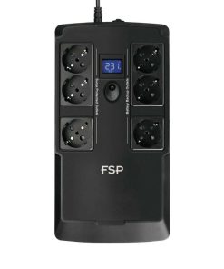 Fortron Source UPS NanoFit 800VA/480W, Offline, 2×USB, 6×Schuko, RJ45, 1×5Ah