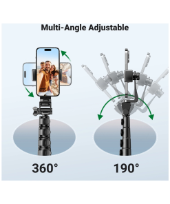 UGREEN Selfie stick 3u1 Tripod s bluetooth daljinskim do 7.2 incha, crni