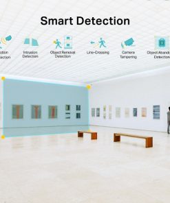 TP-Link vanjska 4MP Turret Network Camera H.265+/H.265/H.264+/H.264, 1/3" Progressive Scan CMOS, Color/0.01 Lux@F2.2, 0 Lux with IR, 25fps/30fps (2560x1440,2304x1296,2048x1280, 1920x1080,1280x720)