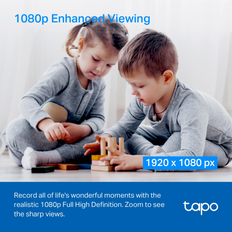 TP-Link Tapo C200 kamera FHD, H.264, 360°/114° Pan/Tilt, Advanced Night Vision, microSD, dvosmjerni audio, detekcija pokreta, Wi-Fi, Tapo app