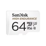 SanDisk High Endurance microSD Card - 64GB
