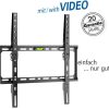 Transmedia Ultra-flat and tiltable TV wall mount, 32" - 75", Black
