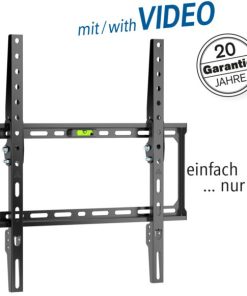Transmedia Ultra-flat and tiltable TV wall mount, 32" - 75", Black