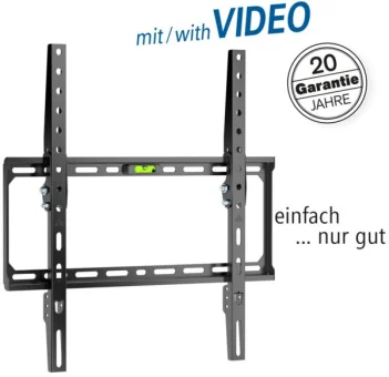 Transmedia Ultra-flat and tiltable TV wall mount, 32" - 75", Black