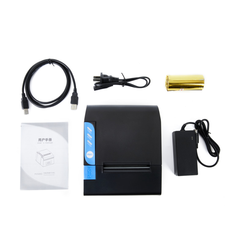 SPRT SP-POS893UEd POS pisač, 220mm/s, rezač, USB/LAN, crni